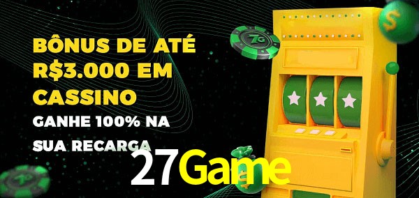 27Game melhor bônus de depósito