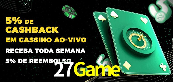 Promoções do cassino ao Vivo 27Game
